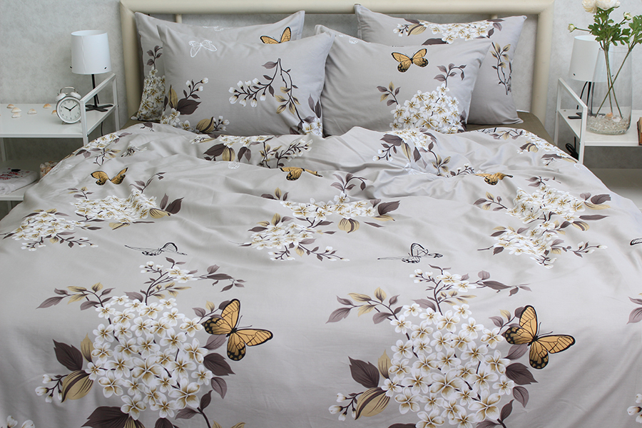 Комплект постільної білизни TAG Tekstil з компаньйоном 2-спальний 000267445 (S544) - фото 3