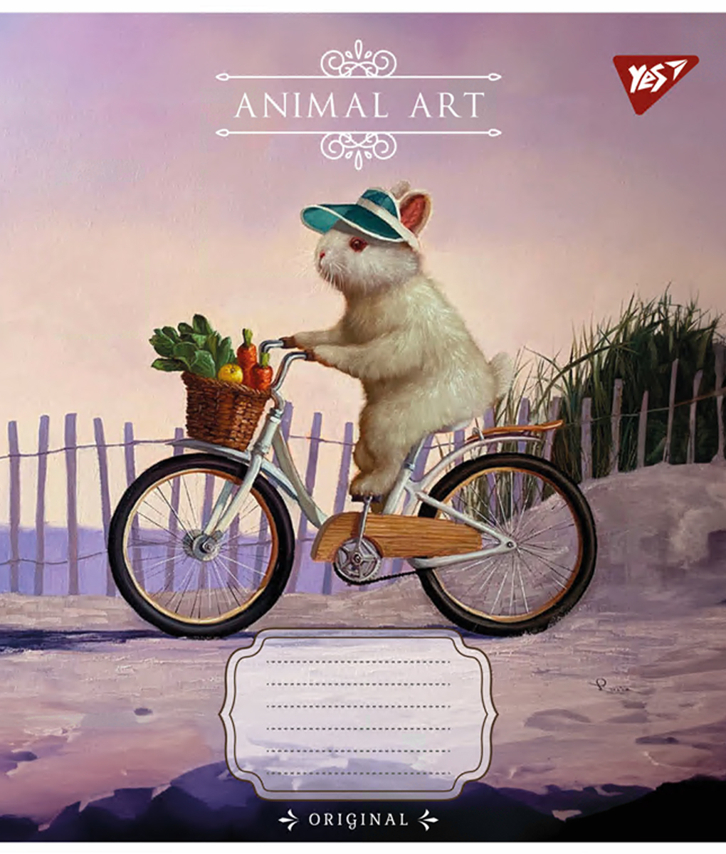 Набір зошитів Yes Animal art А5 в лінійку 24 аркуші 20 шт. (67035) - фото 2