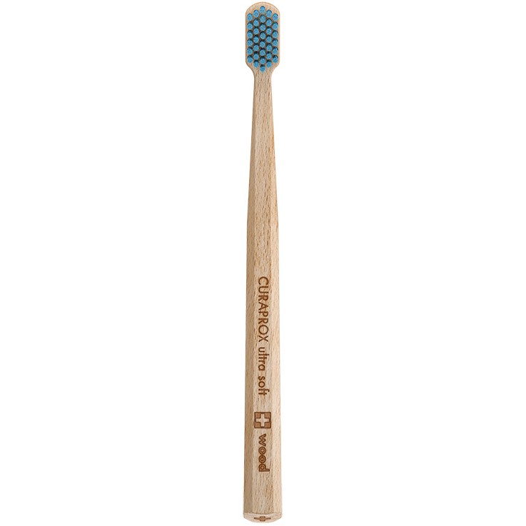 Зубна щітка Curaprox Ultra Soft Wood сині щетинки - фото 1