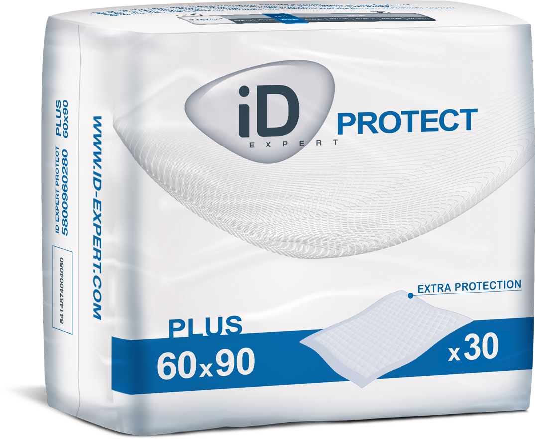 Одноразовые гигиенические пеленки iD PROTECT Plus, 60x90 см, 30 шт. - фото 2