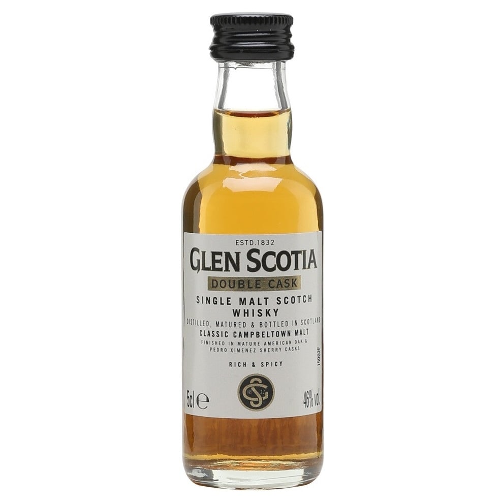 Виски Glen Scotia Double Cask Single Malt Scotch Whisky, 46%, 0,05 л - фото 1