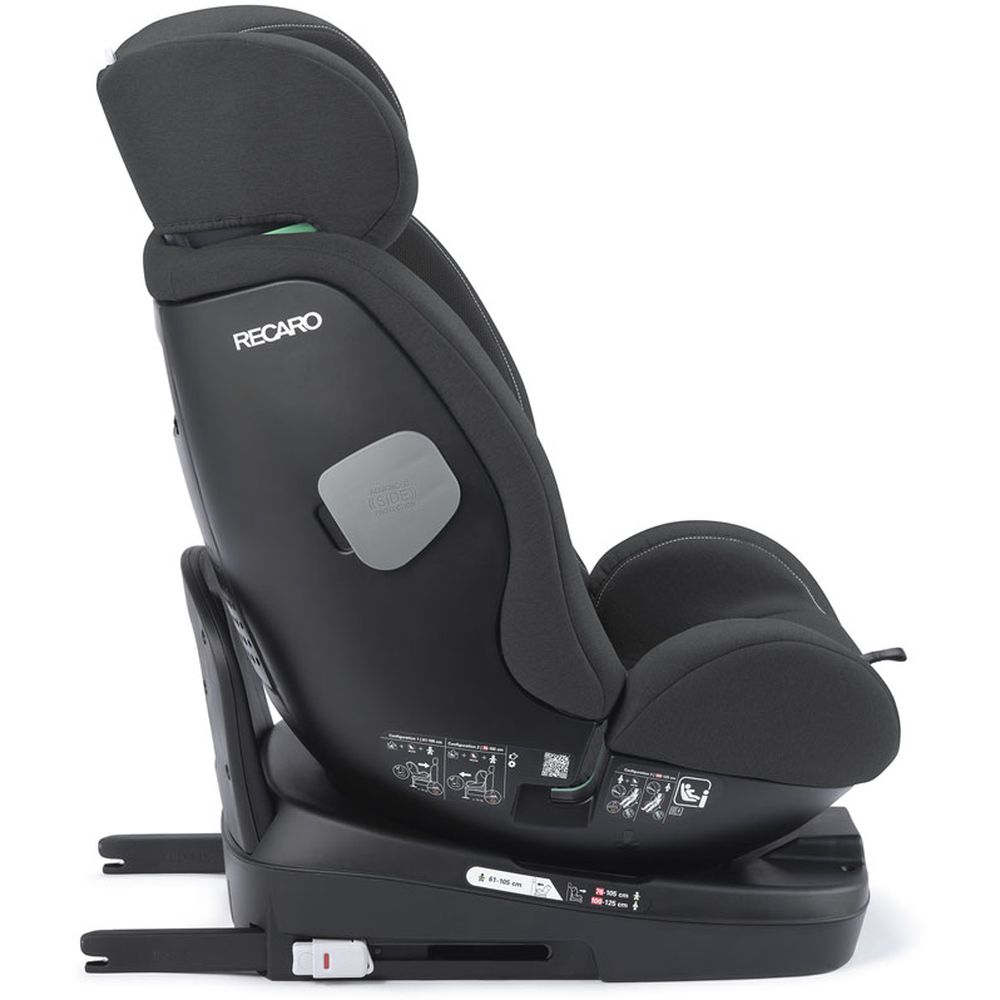 Автокресло Recaro Salia 125 Kid Fibre Black, черное (89051620050) - фото 3