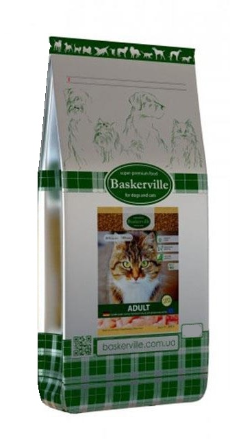Сухой корм для кошек Baskerville Adult Katze, 7,5 кг - фото 1
