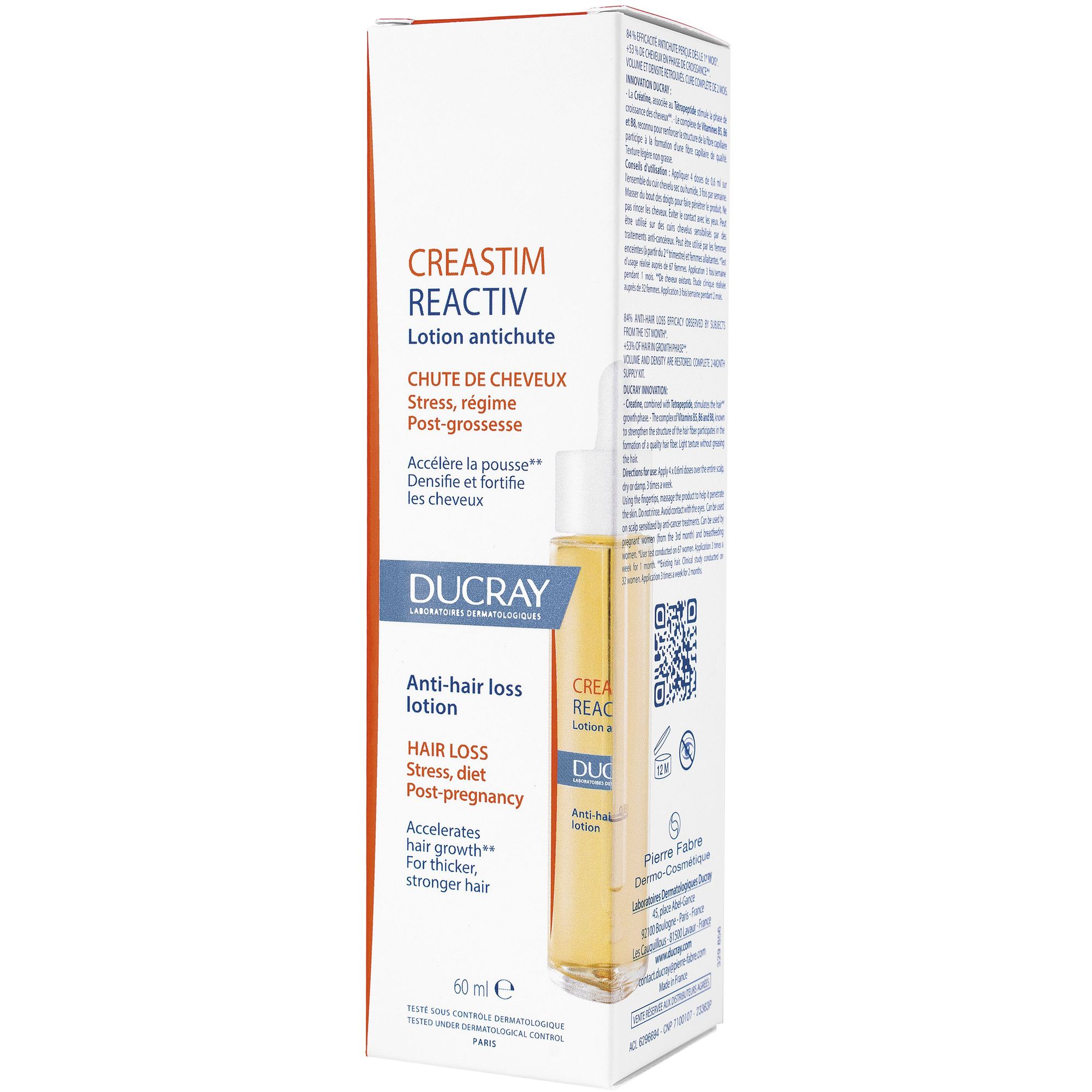 Лосьйон Ducray Creastim Anti-Hair Loss Lotion 60 мл - фото 2