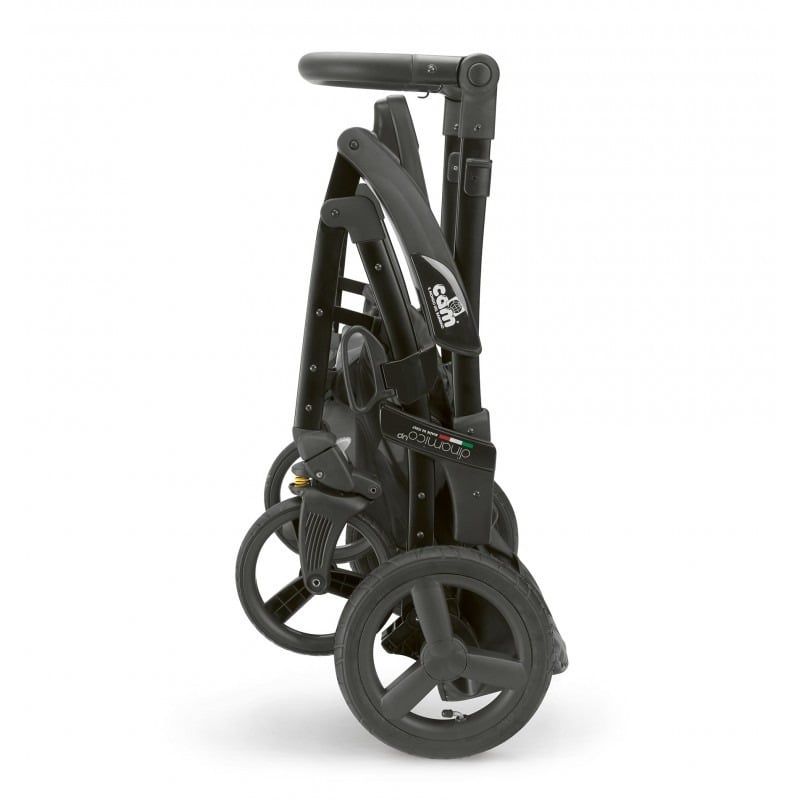 Универсальная коляска 3 в 1 CAM Dinamico Up Top рама черная, темно-синяя (897T/V90/992/708K) - фото 3