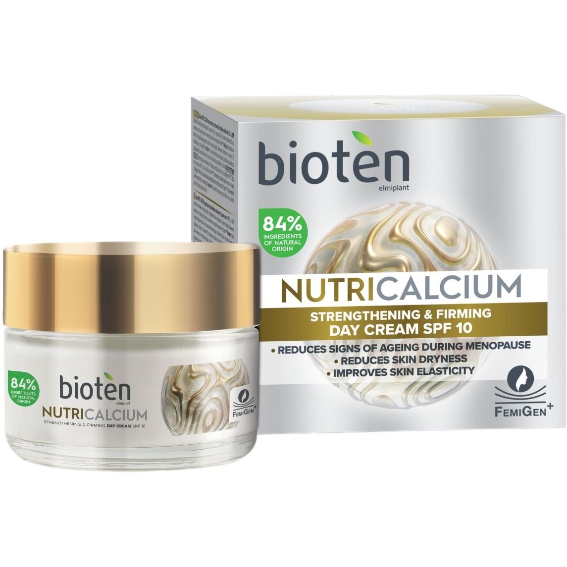 Укрепляющий дневной крем для лица Bioten Nutri Calcium Strengthening & Firming Day Cream SPF 10 50 мл - фото 1