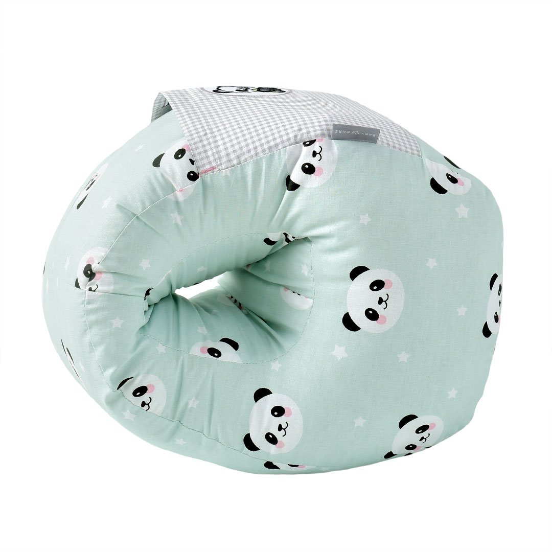 Подушка для кормления Papaella Mini Панда, 28х30 см, мята (8-31999) - фото 5