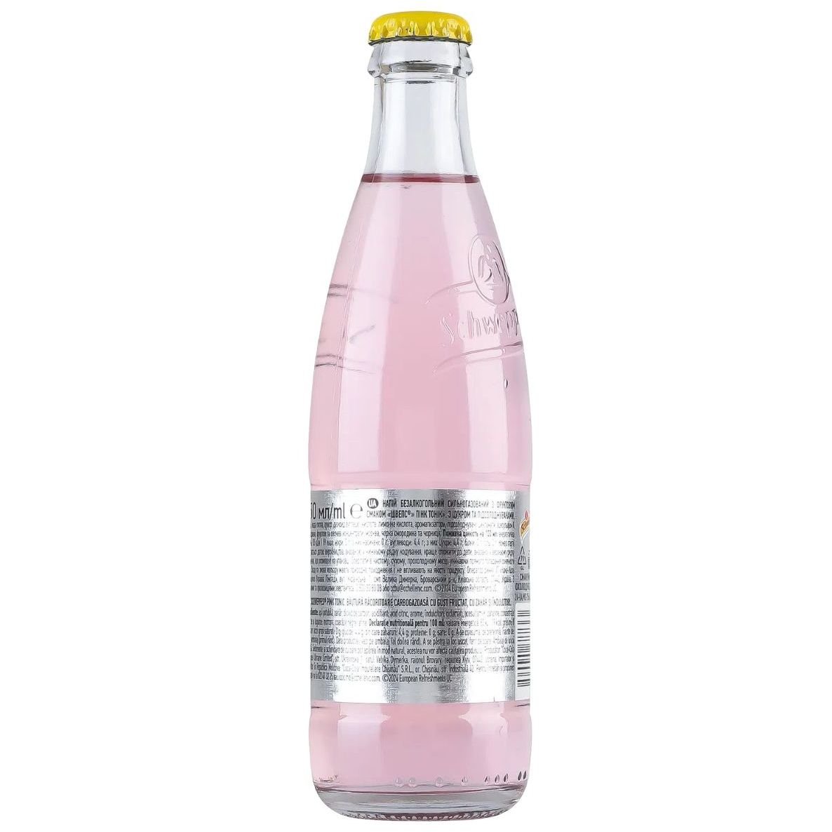 Напій Schweppes Pink Tonic безалкогольний 250 мл (953754) - фото 3