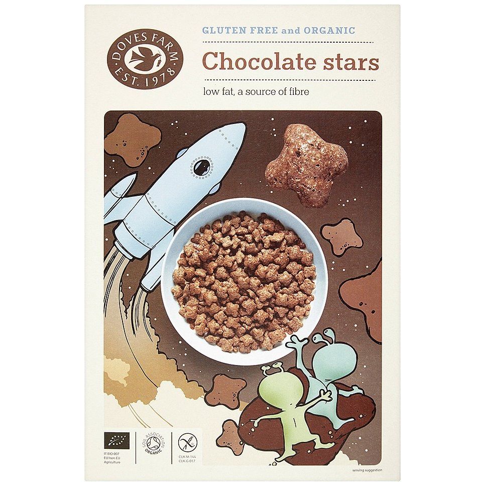 Сніданок сухий Freee Шоколадні зірочки, органічний, без глютену 300 г - фото 1