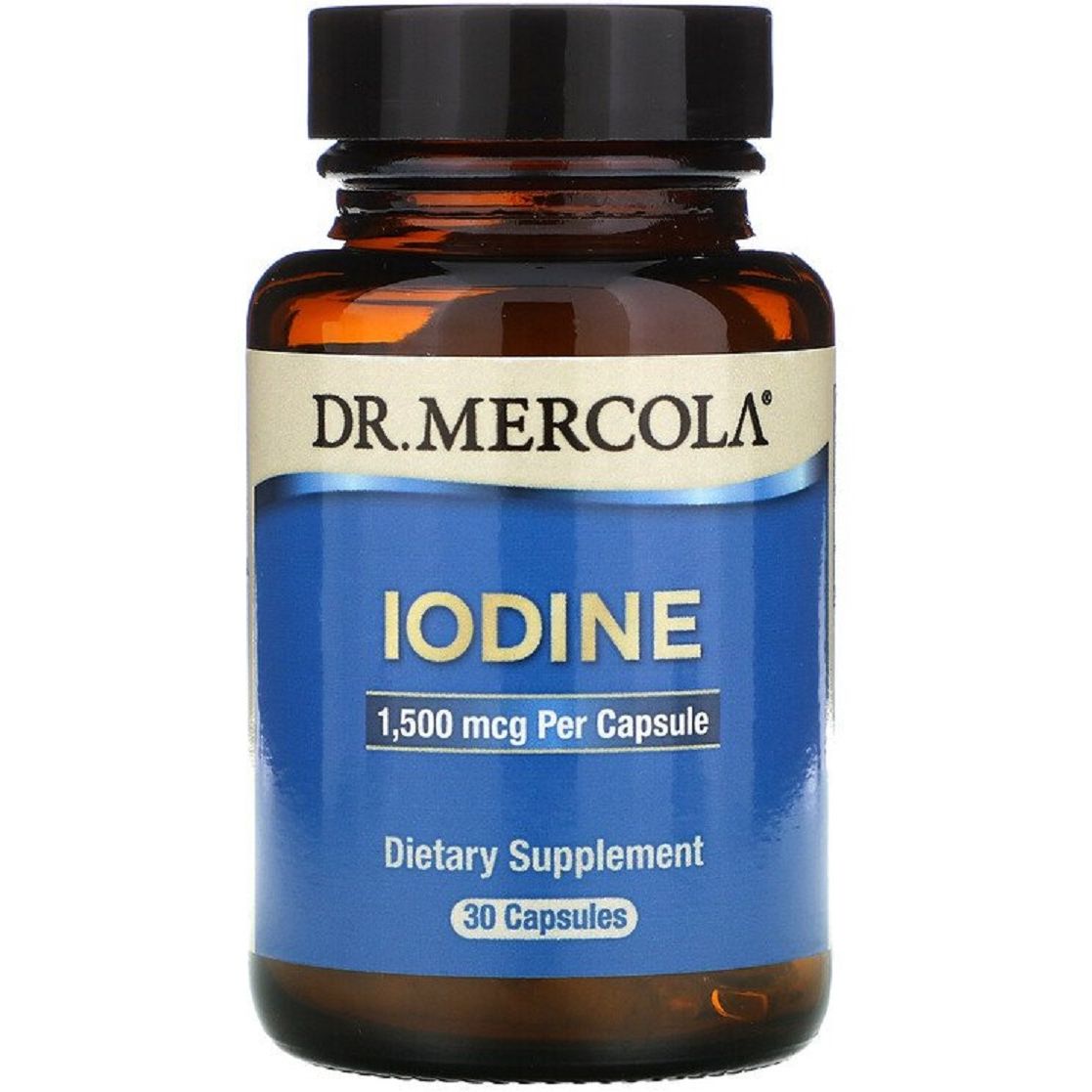 Йод Dr. Mercola Iodine 1.5 мг 30 капсул - фото 1