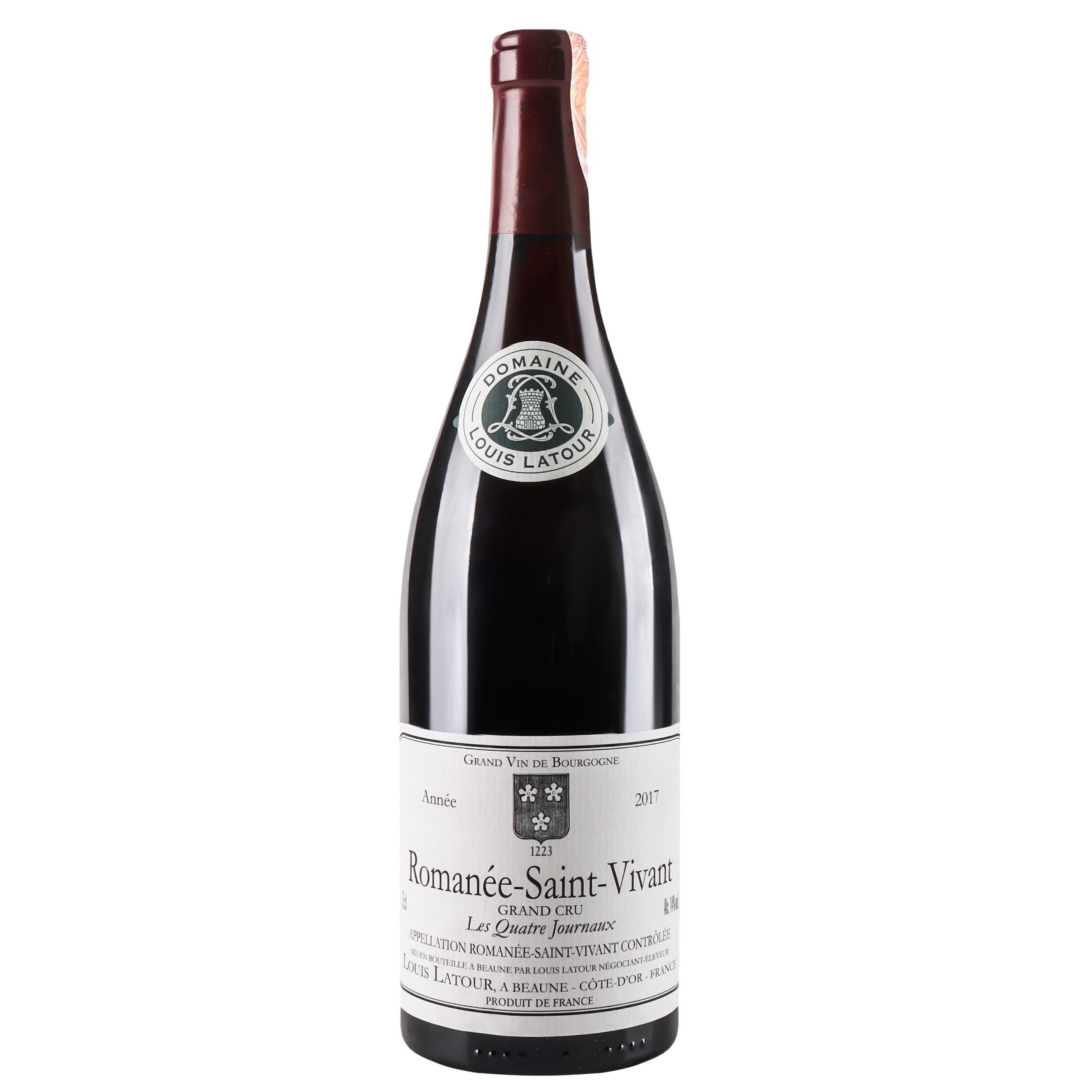 Вино Louis Latour Romanee-Saint-Vivant Grand Cru Les Quatre Journaux 2017 AOC, 14%, 0,75 л (868948) - фото 1