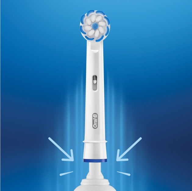 Насадки для электрических зубных щеток Oral-B Sensi Ultra Thin, 2 шт. - фото 4