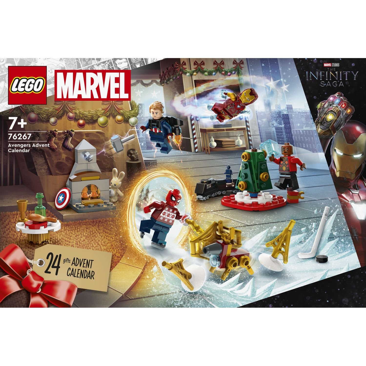 Конструктор LEGO Super Heroes Marvel Новорічний календар Месники на 2023 рік, 243 деталі (76267) - фото 1