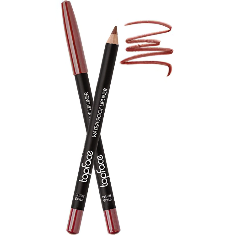 Олівець для губ TopFace Waterproof Lipliner водостійкий PT613 відтінок 110 1.14 г - фото 1