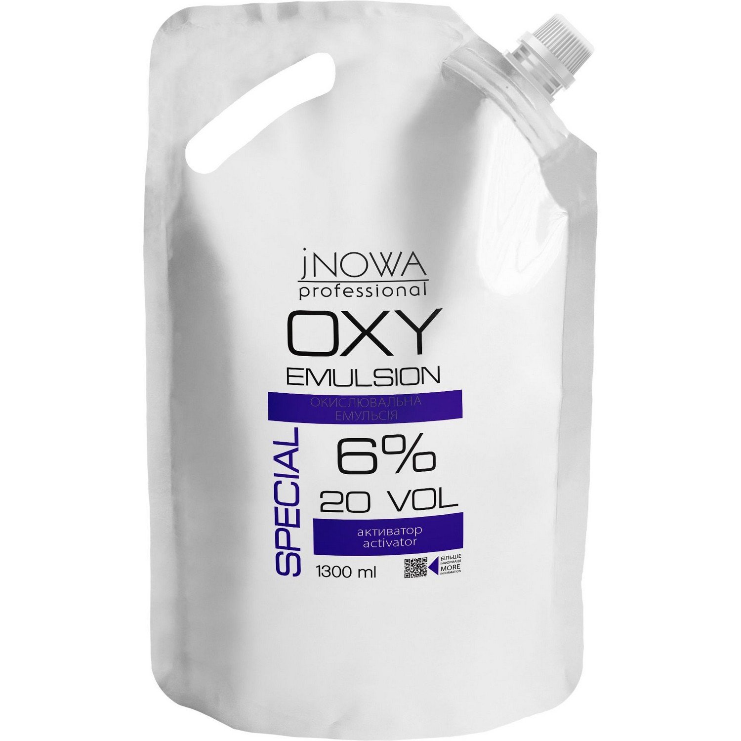 Окислительная эмульсия jNOWA Professional Special OXY 6%, 20 vol, 1300 мл - фото 1