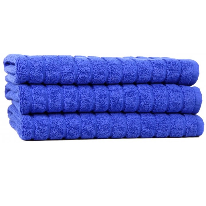Рушник для ніг Maisonette Rainbow, 60х60 см, синій (8699965100027) - фото 3