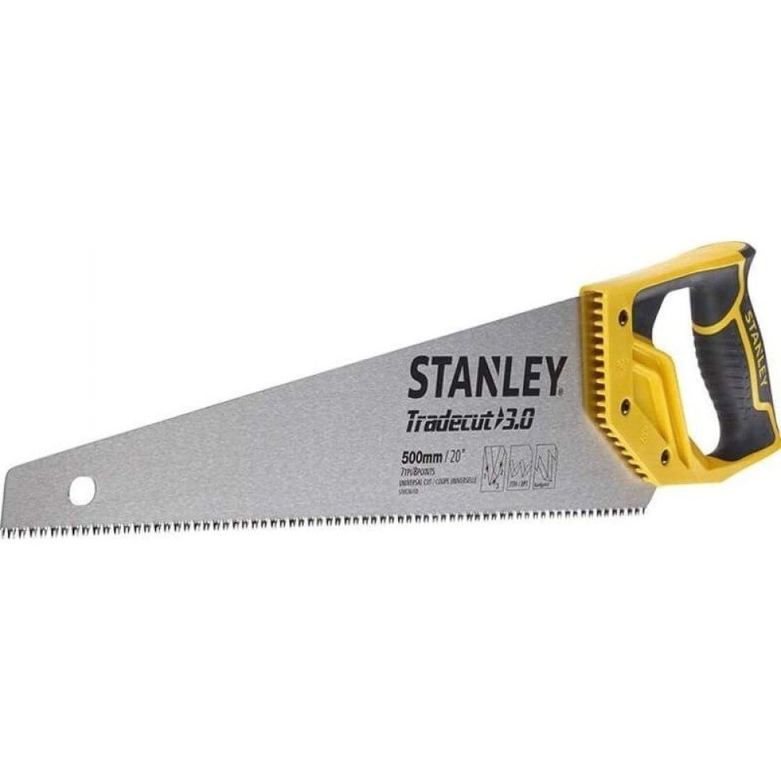 Ножовка для дерева Stanley Tradecut 7TPI 500 мм (STHT20350-1) - фото 2