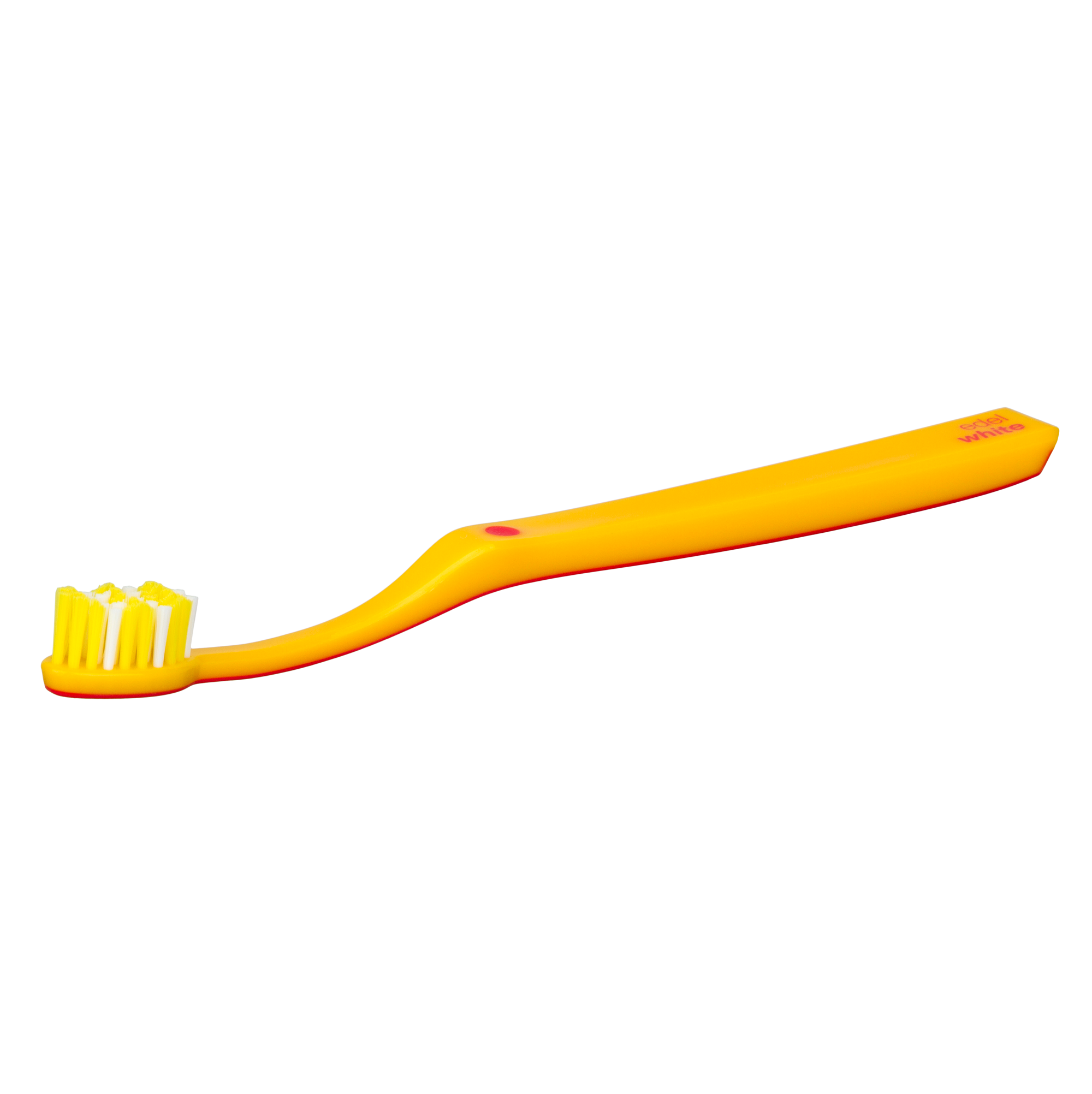 Гигиеническая зубная щетка Edel White Allround средней жесткости, желтый - фото 1