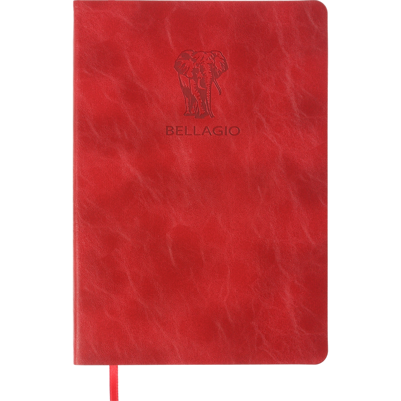 Блокнот деловой Buromax Bellagio А5 96 л. в клеточку обложка искусственная кожа красный (BM.295118-05) - фото 1