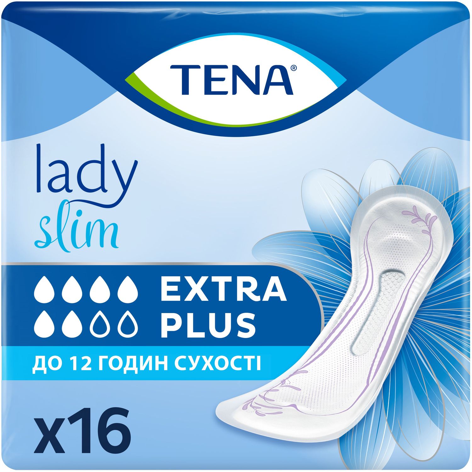 Урологічні прокладки Tena Lady Slim Extra Plus 16 шт. - фото 1