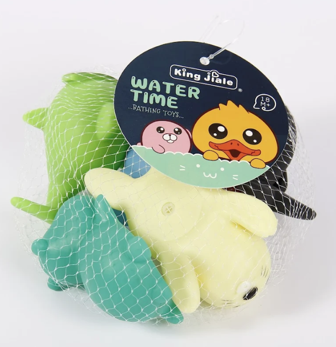 Набор игрушек для купания Lindo Морские животные, 5 шт. (B-302) - фото 2