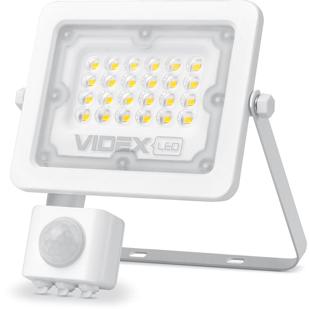 Прожектор Videx LED F2e 20W 5000K з датчиком руху та освітленості (VL-F2e205W-S) - фото 2