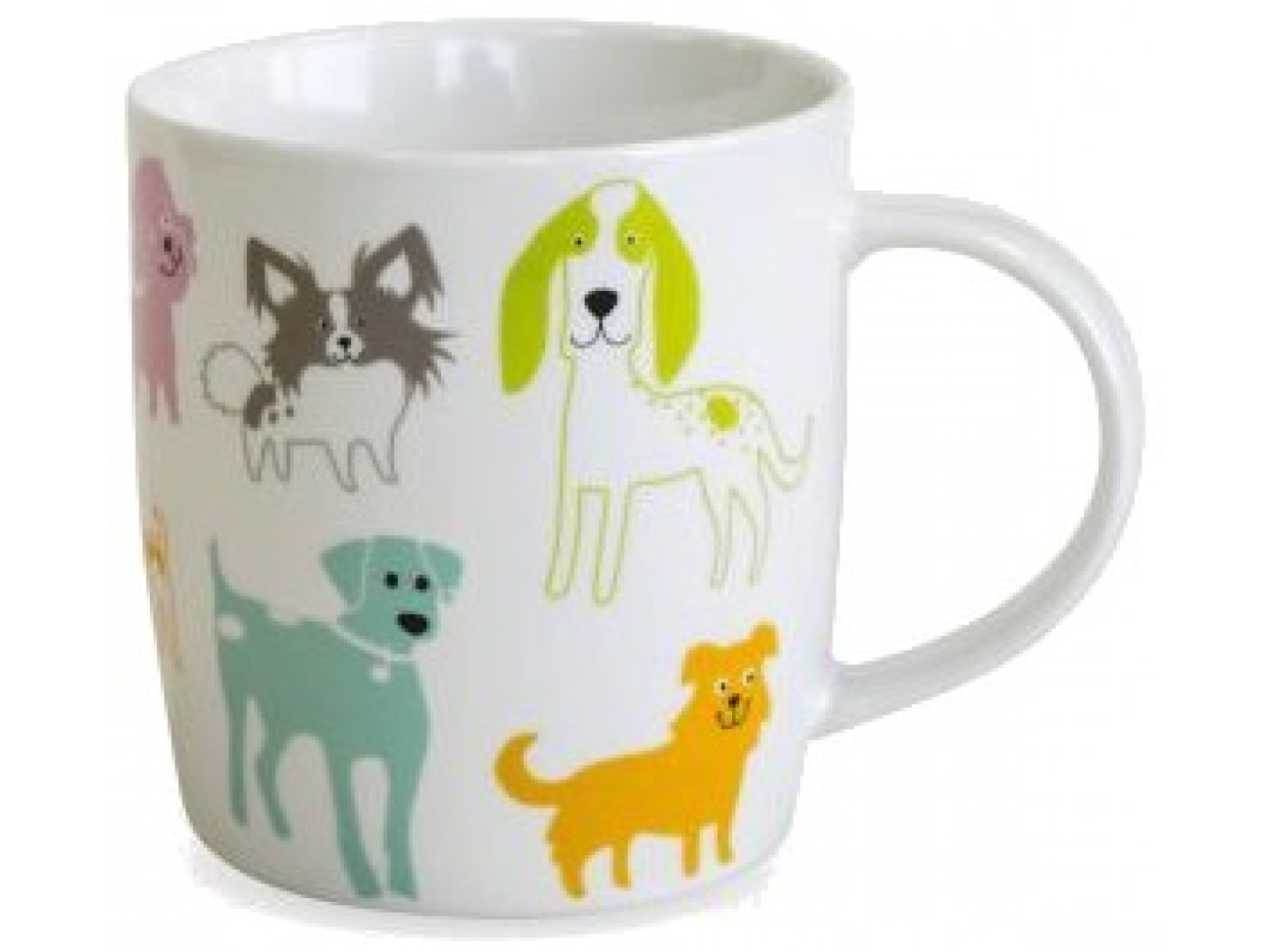 Чашка Keramia Разноцветные собачки, в подарочной упаковке, 415 мл (21-272-045) - фото 1