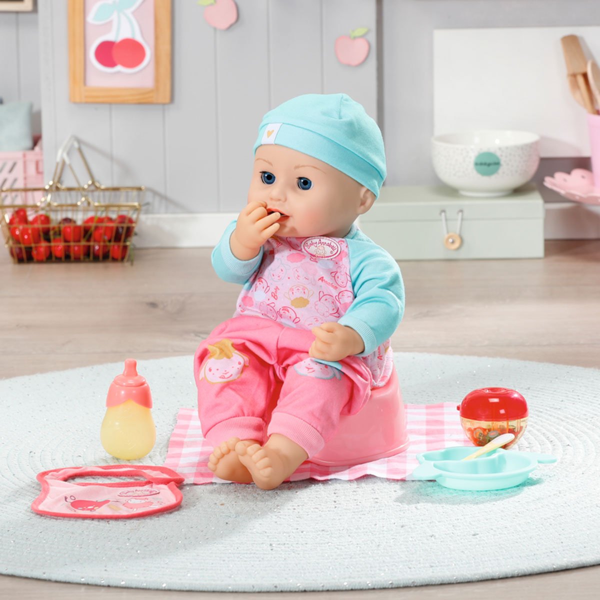 Интерактивная кукла Baby Annabell Ланч крошки Аннабель, с аксессуарами, 43 см (702987) - фото 7