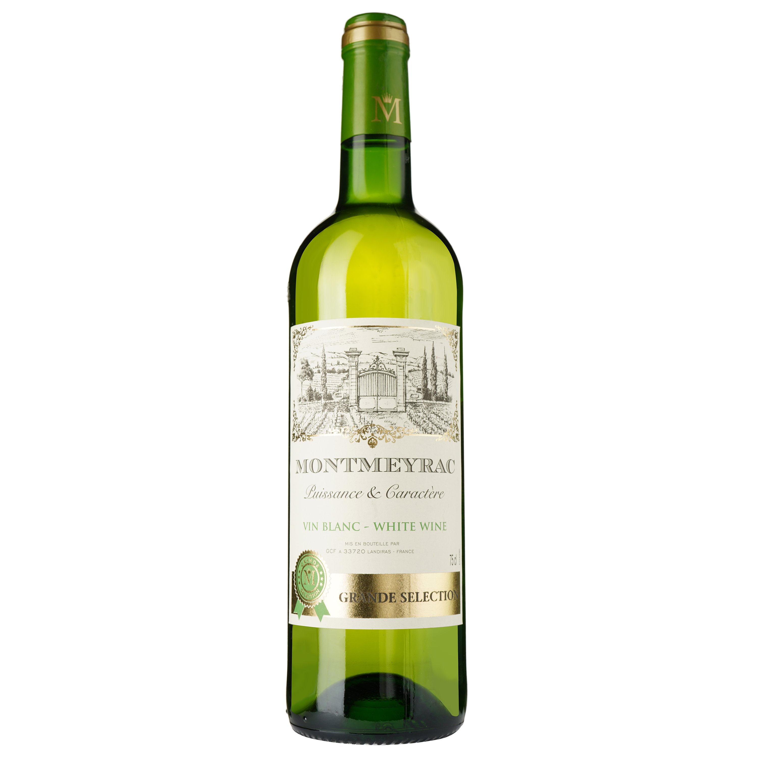 Вино Montmeyrac Blanc Sec, біле, сухе, 0,75 л (637666) - фото 1