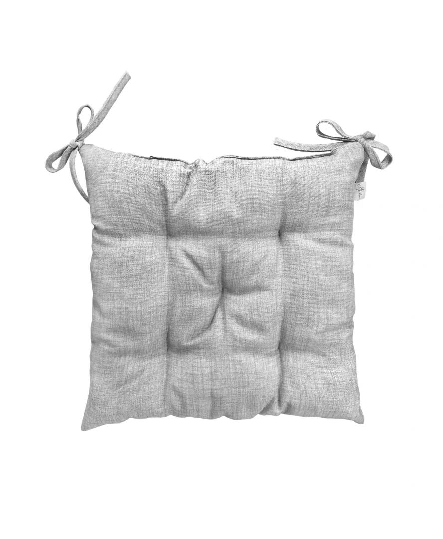 Подушка для стільця Прованс Gray Milan, 40х40 см, сірий (24623) - фото 1