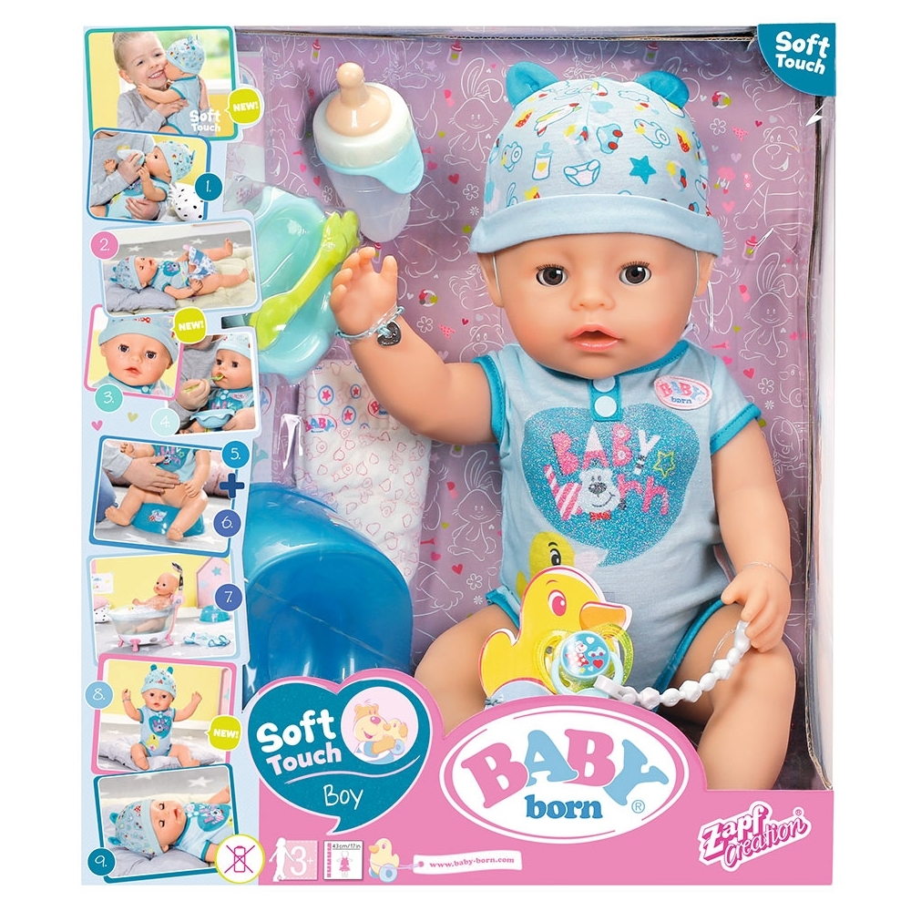 Кукла Baby Born Нежные объятия Очаровательный Малыш, с аксессуарами, 43 см (824375) - фото 10