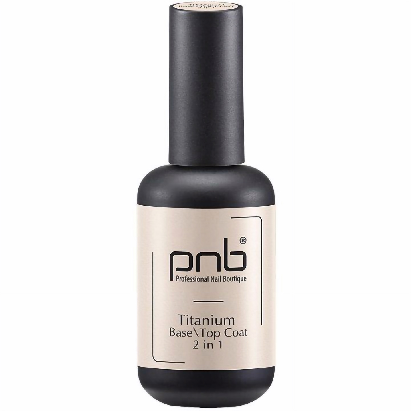 База PNB UV Titanium Base Top Coat 2 in 1 17 мл - фото 1