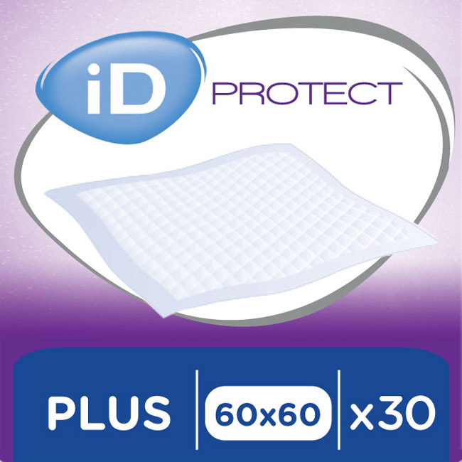Одноразові гігієнічні пелюшки iD Protect Expert Plus, 60x60 см, 30 шт. - фото 1