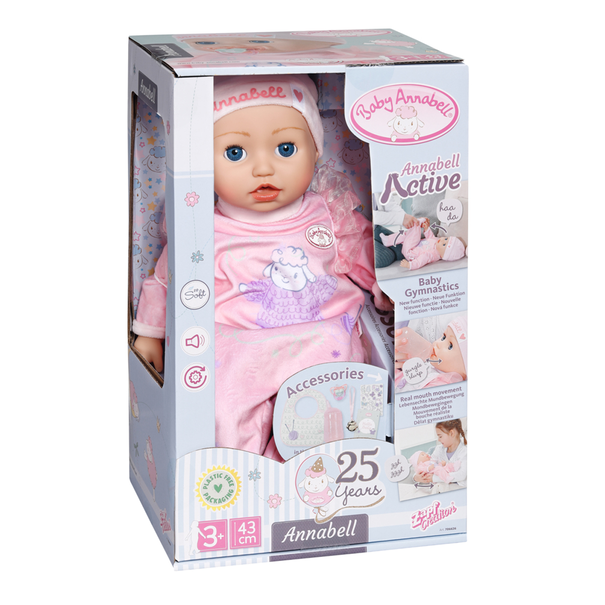 Інтерактивна лялька Baby Annabell Active (706626) - фото 3