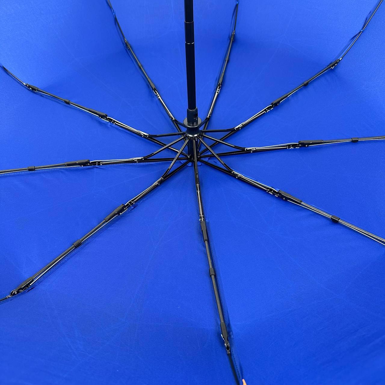 Жіноча складана парасолька повний автомат Frei Regen 94 см синя - фото 5