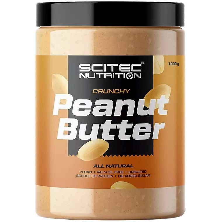Арахисовая паста Scitec Nutrition Peanut Butter crunchy 1000 г - фото 1