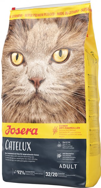Сухий корм для довгошерстих котів Josera Catelux, з качкою, 10 кг - фото 1