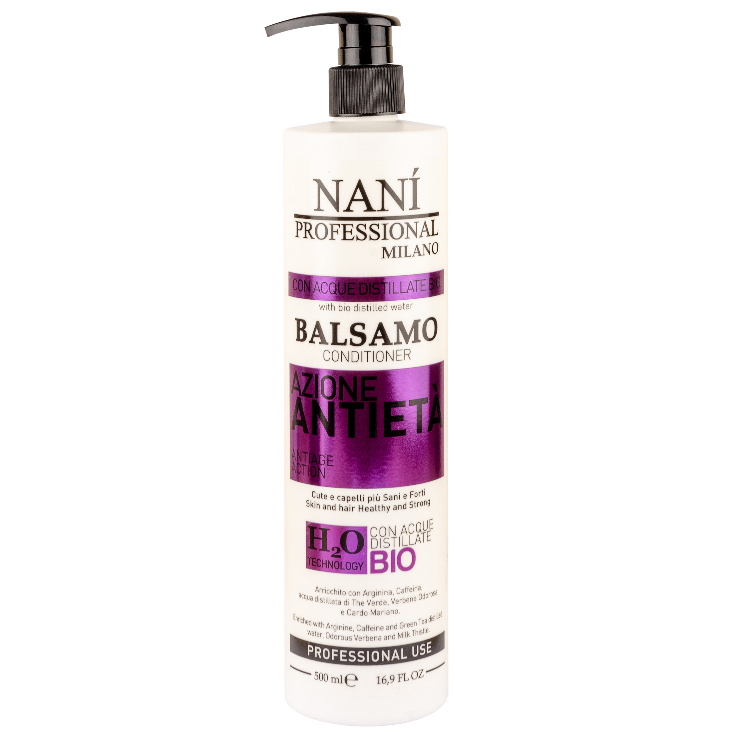 Бальзам-кондиціонер для волосся Nani Professional Anti-Age Відновлення, 500 мл (NPCAE500) - фото 1