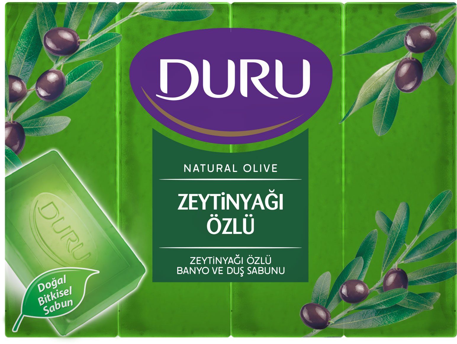 Мыло Duru Fresh Sensations Оливка, 4 шт. по 150 г - фото 1