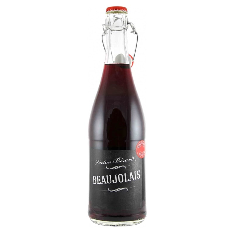 Вино Victor Berard Beaujolais Nouveau Rouge, красное, сухое, 12,5%, 0,75 л (916011) - фото 1