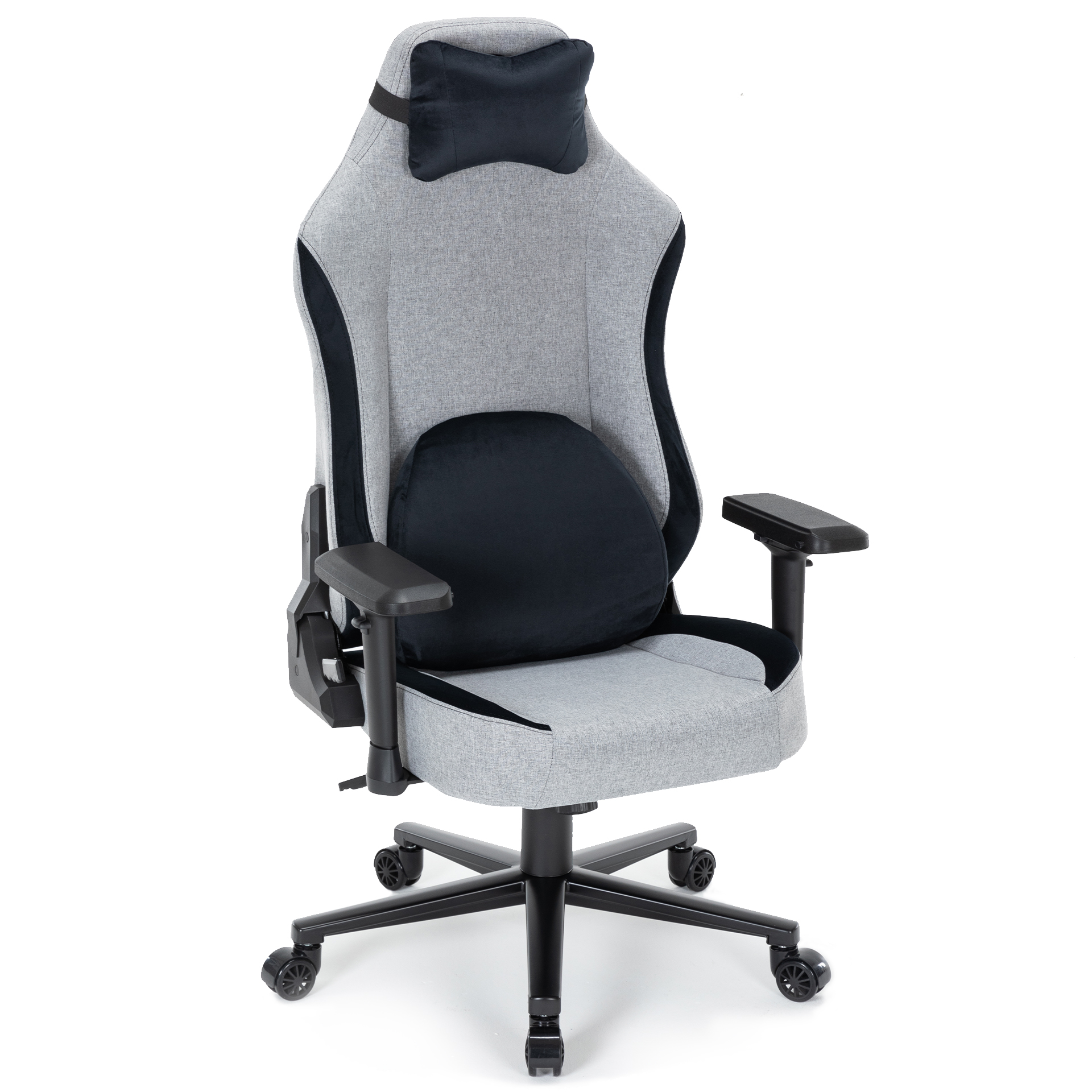 Ігрове крісло GamePro Linen fabric Light grey (GC715LG) - фото 2