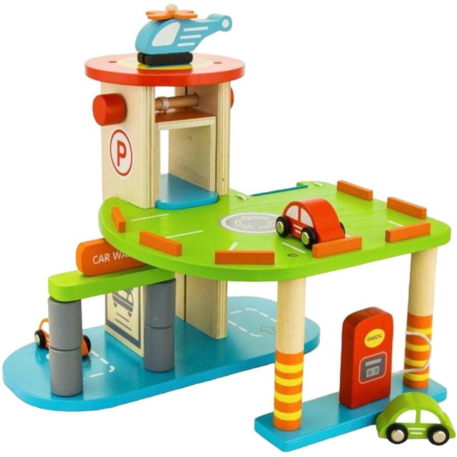 Деревянный игровой набор Viga Toys Паркинг (59963) - фото 1