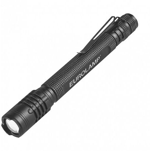 Світлодіодний ліхтар Eurolamp battery + Type-C чорний (FLASH-5W(black)) - фото 1