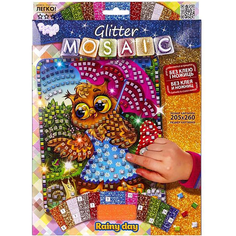 Блестящая мозаика Danko Toys Glitter Mosaic Rainy day (БМ-03-10) - фото 1
