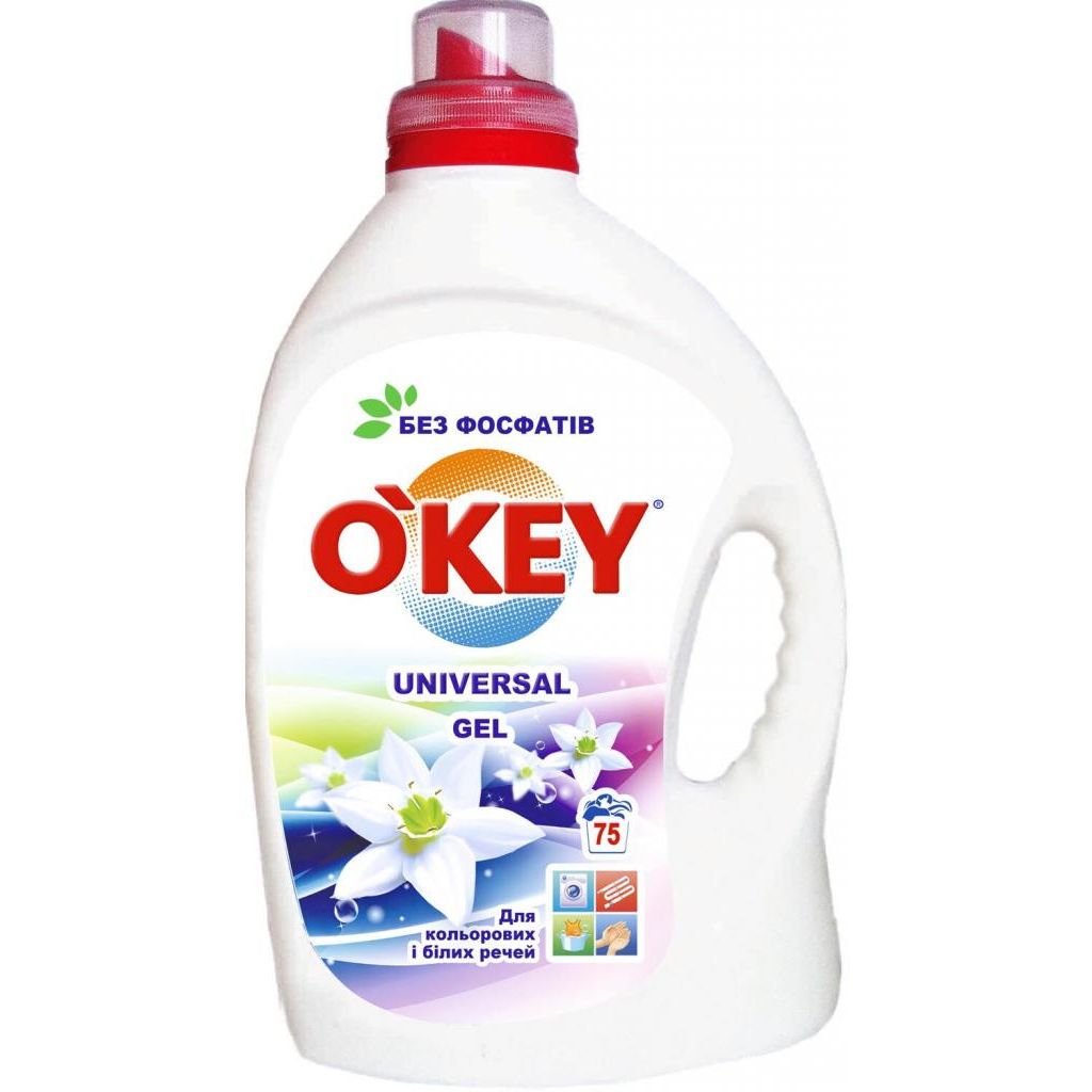 Гель для стирки O'key Universal, 3 л - фото 1