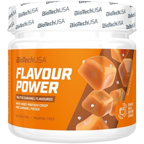 Підсолоджувач BiotechUSA Flavour Power Salted caramel 160 г - фото 1