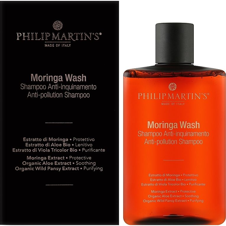 Шампунь Philip Martin's Moringa Wash для защиты волос от воздействия окружающей среды 320 мл - фото 1