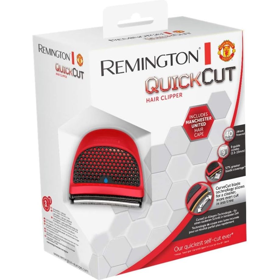 Машинка для стрижки Remington Quick Cut Manchester United HC4255 красная - фото 4