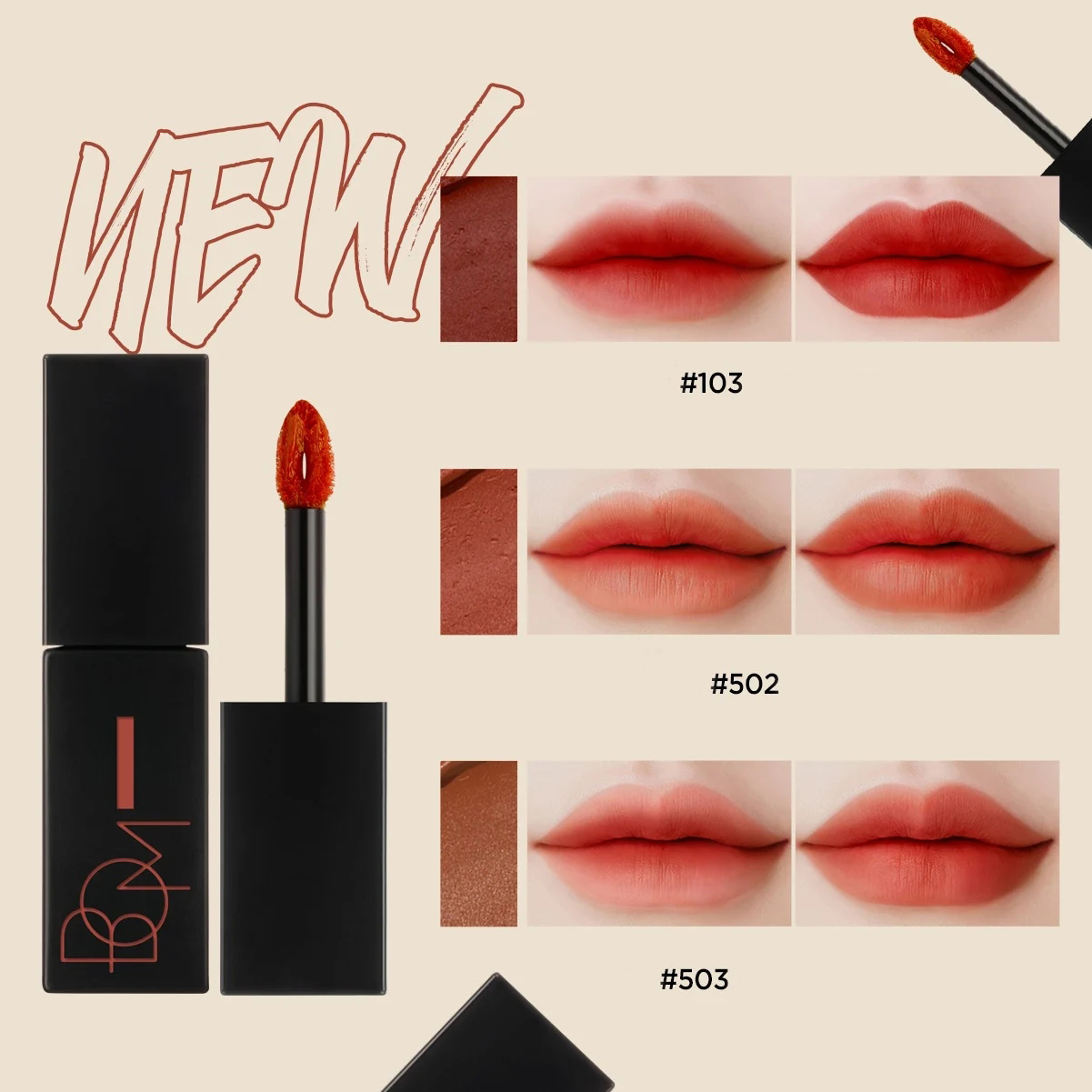 Матовий тінт для губ Beauty of Majesty BOM Matt Holic Tint H RD 103 Maple Red 8.5 г - фото 5