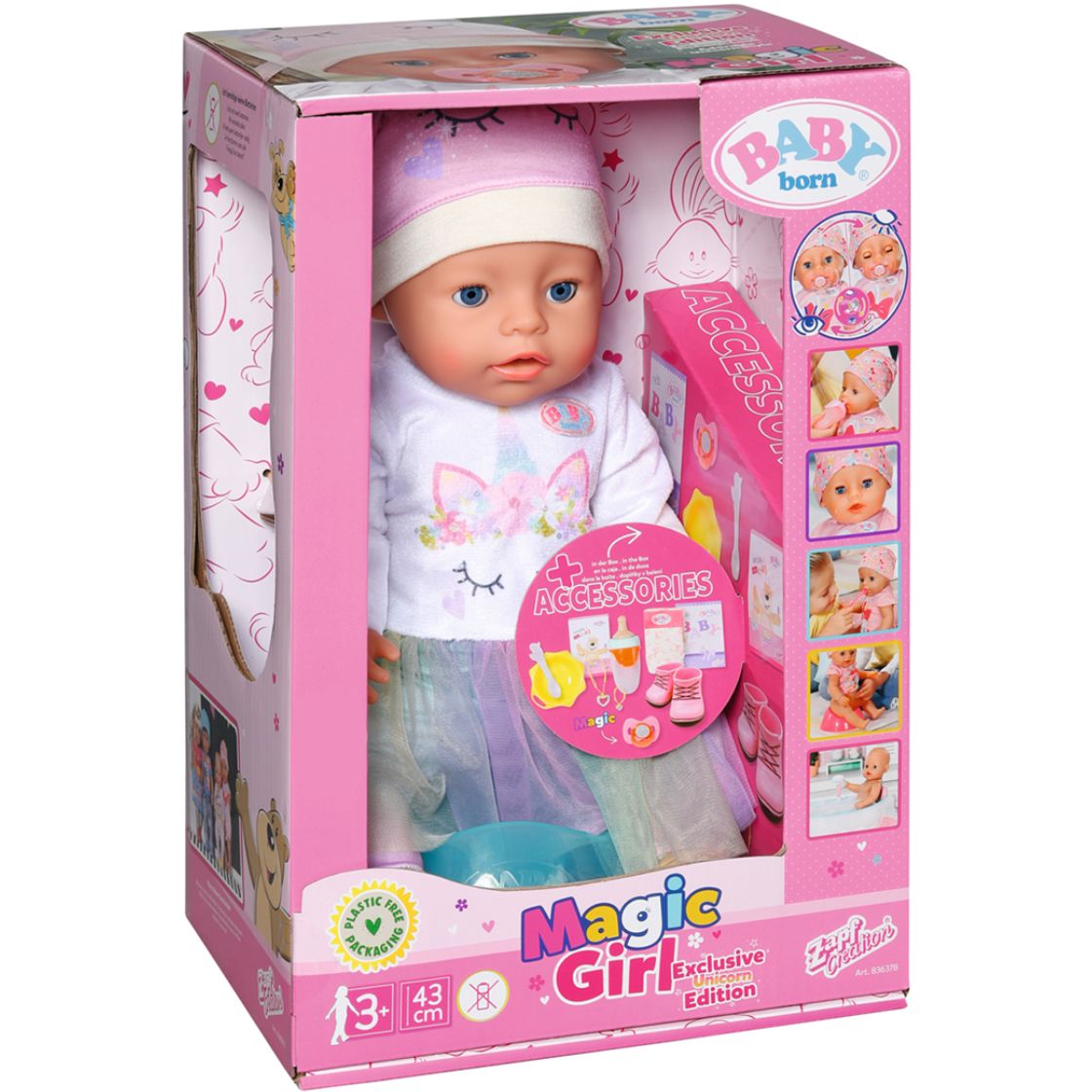 Кукла Baby Born Чудесный единорог (836378) - фото 4